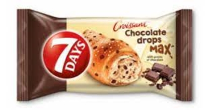 Picture of 7 DAYS CROISSANT CHOC DROPS 80GR